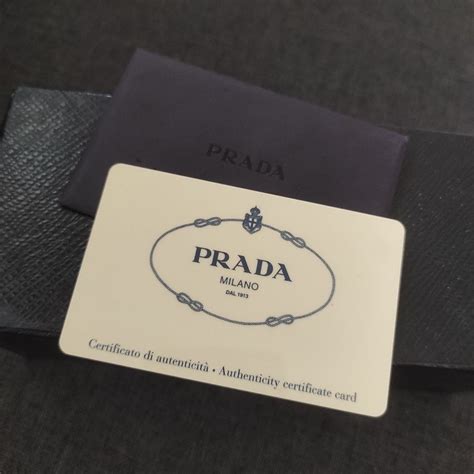 prada purse black fake|authenticity card prada.